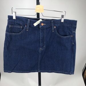 New Madewell Rigid Denim Mini Skirt in Dupree Wash